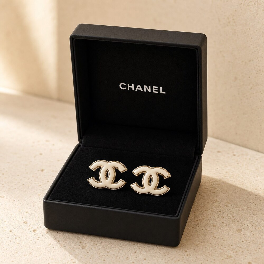 CHANEL Classic Parisian Earrings Style 37 | New with Box - Picture 7 of 9